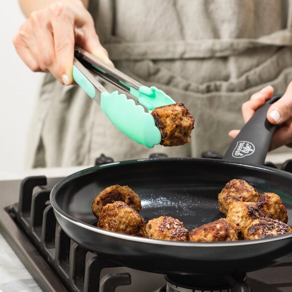 Green Life 7 Piece Kitchen Utensil Set in Turquoise - Picture 5 of 7